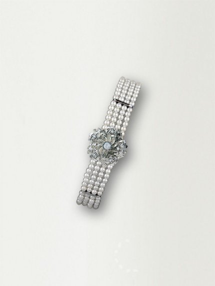Pulsera de fallera APRIMORAT plata