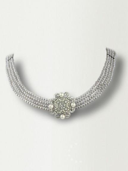 Collar de fallera VERGER plata