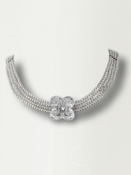 Collar de fallera GRÀCIA plata