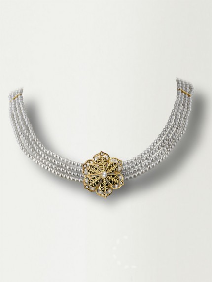 Collar de fallera BARRACA MUJER oro
